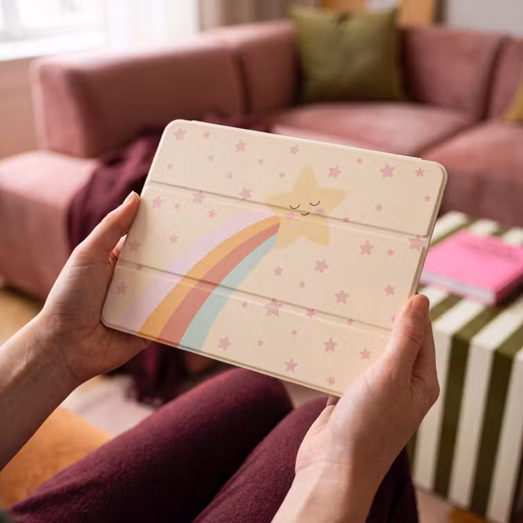 iPad hoes - Ster - Regenboog - Nacht - Illustratie - Pastel — 4