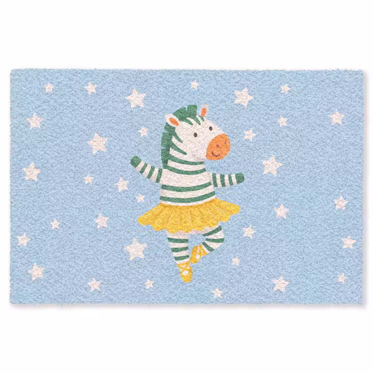 Vloerkleed - Dieren - Dans - Illustratie - Kinderkamer - Sterren — 1