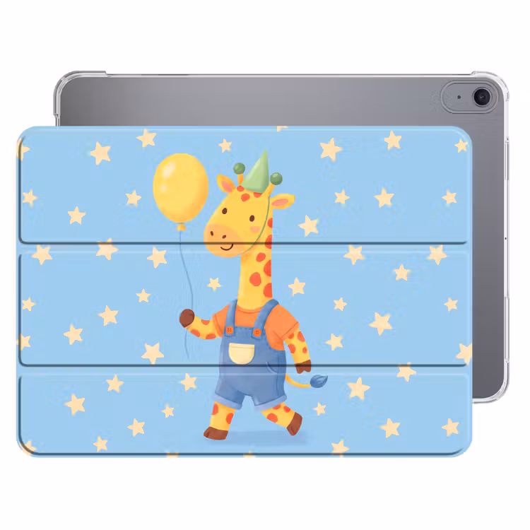 iPad hoes - Dieren - Giraffe - Ballon - Feest - Kinderkamer — 1