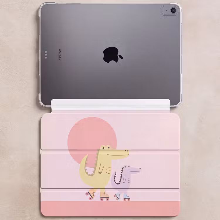 iPad hoes - Dieren - Skaten - Illustratie - Speels - Roze — 6