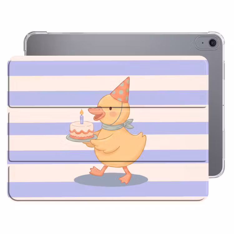 iPad hoes - Vogel - Feest - Taart - Kinder - Illustratie — 1
