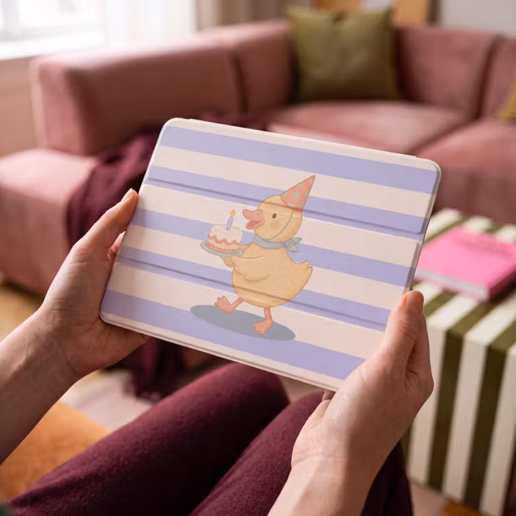 iPad hoes - Vogel - Feest - Taart - Kinder - Illustratie — 4