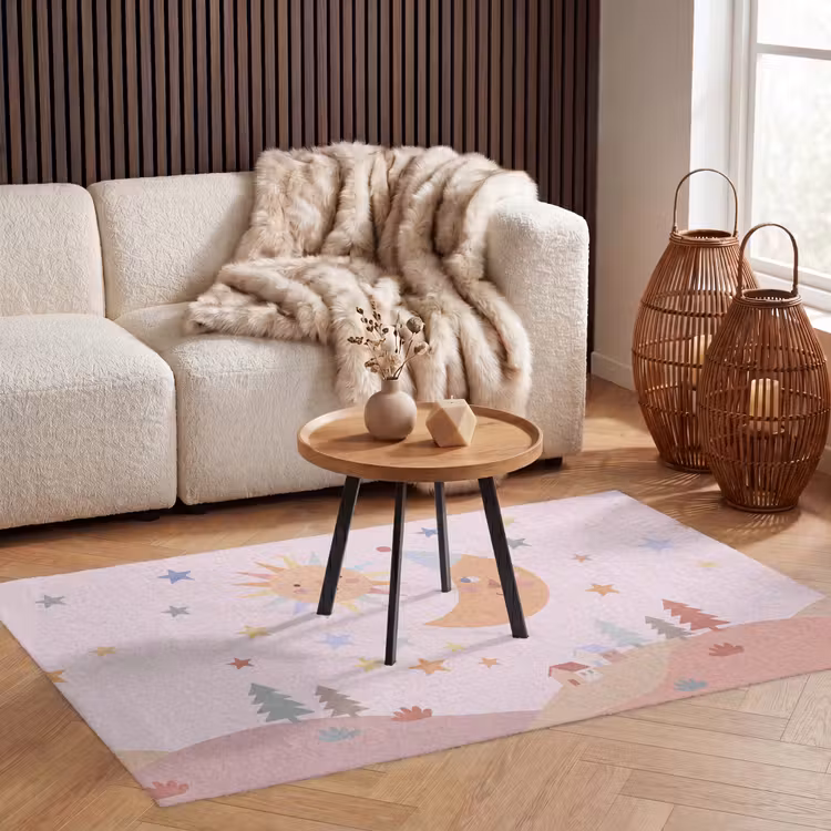 Vloerkleed - Zon - Maan - Sterren - Kinderkamer - Pastel — 3