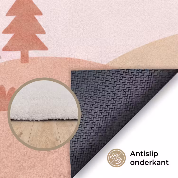 Vloerkleed - Zon - Maan - Sterren - Kinderkamer - Pastel — 4
