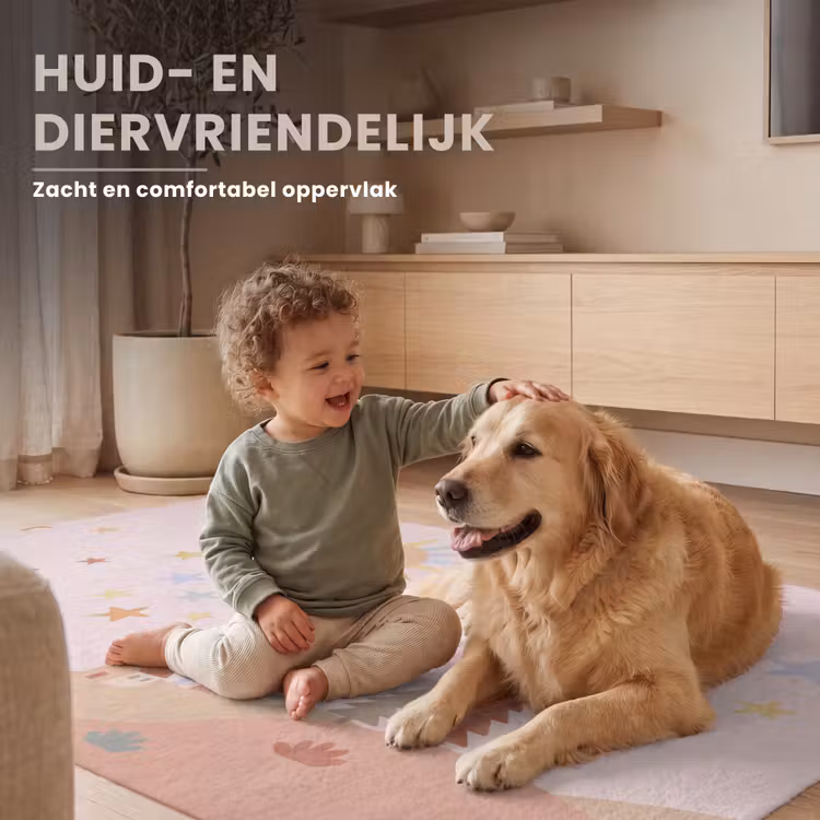 Vloerkleed - Zon - Maan - Sterren - Kinderkamer - Pastel — 6