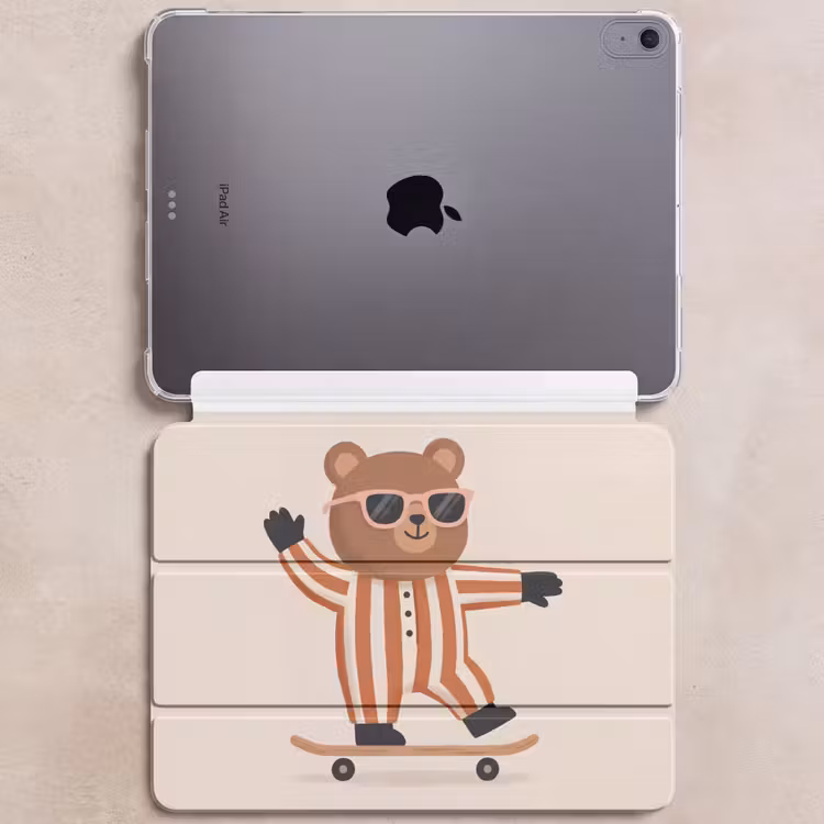 iPad hoes - Dieren - Skateboard - Spel - Cartoon - Roze — 6