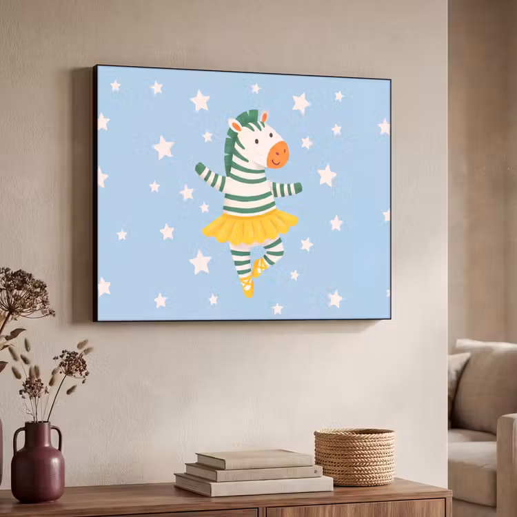 Art Frame - Dieren - Dans - Illustratie - Kinderkamer - Sterren — 7