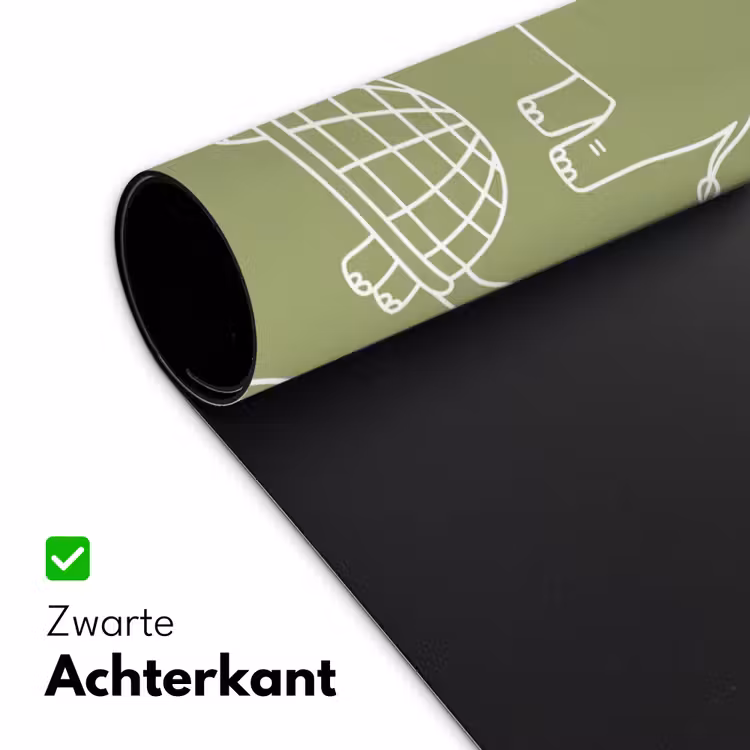 Bureau onderlegger - Dieren - Patroon - Illustratie - Natuur - Groen — 5