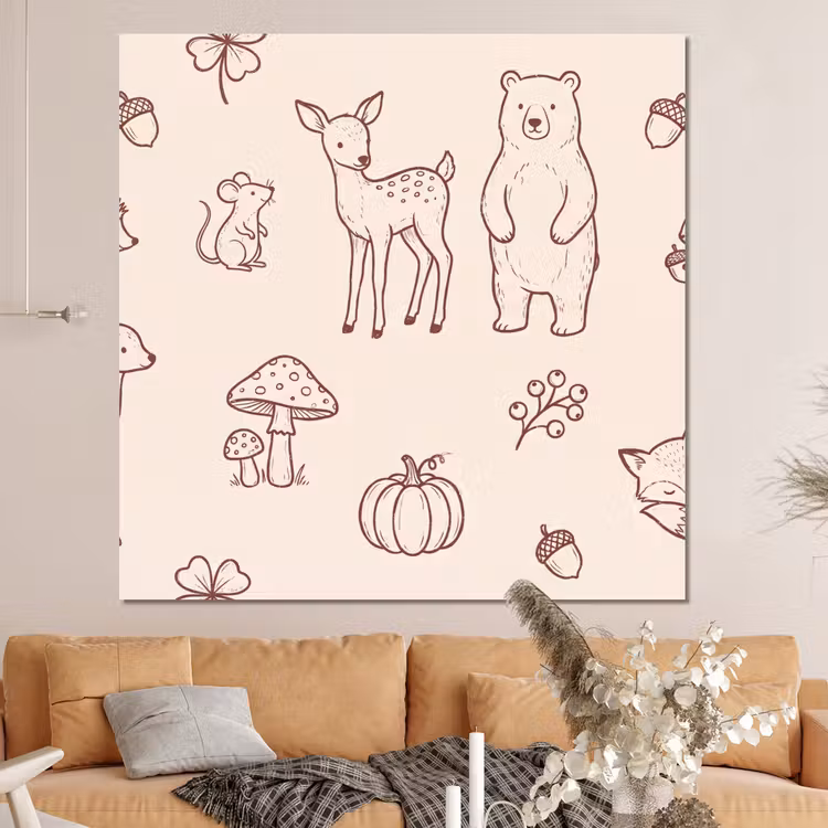 Forex - Dieren - Bos - Natuur - Schets - Patroon — 4