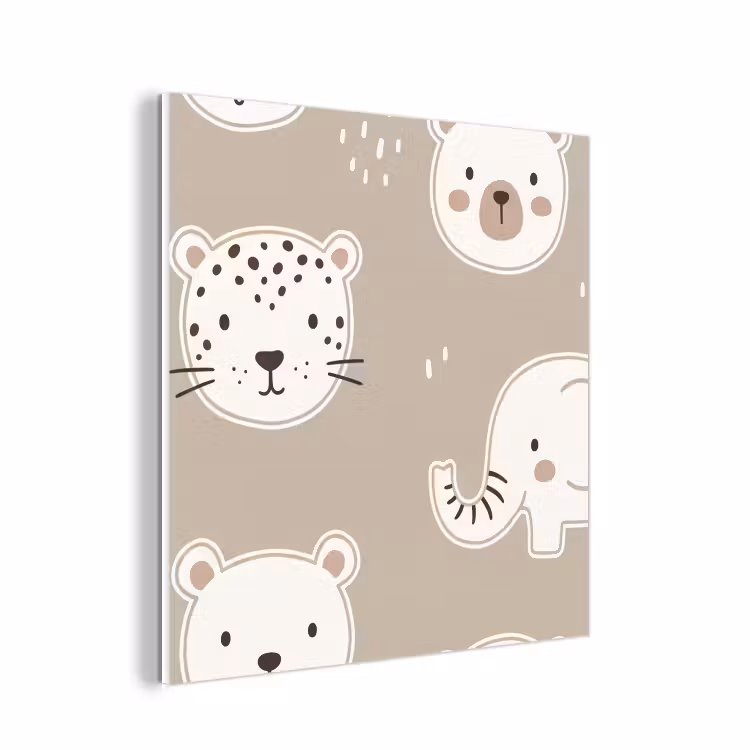 Forex - Dieren - Patroon - Illustratie - Modern - Beige — 1