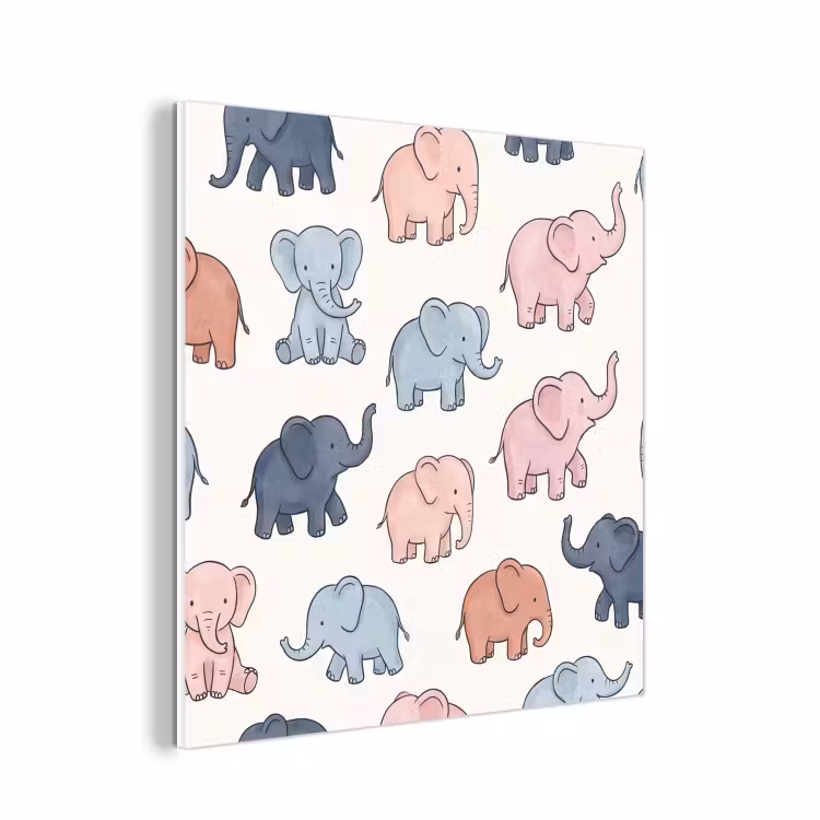 Forex - Dieren - Patroon - Kinderkamer - Pastel - Speels — 1