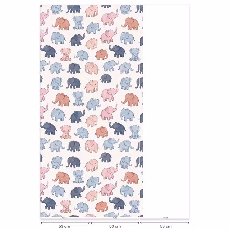 Behang - Dieren - Patroon - Kinderkamer - Pastel - Speels — 6
