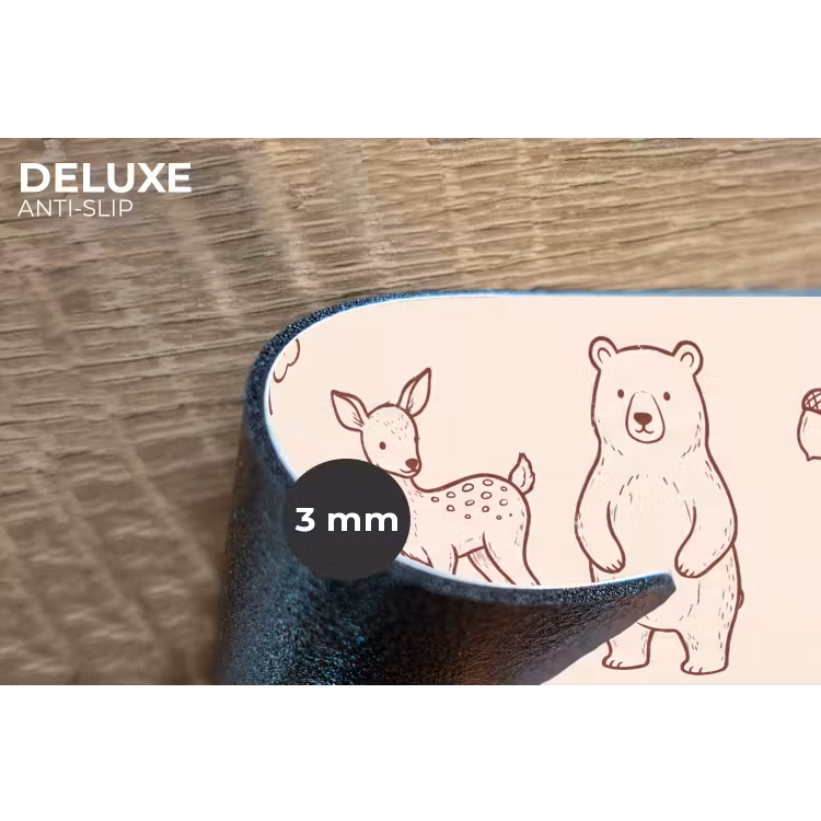 Placemat - 6 stuks - Dieren - Bos - Natuur - Schets - Patroon — 4