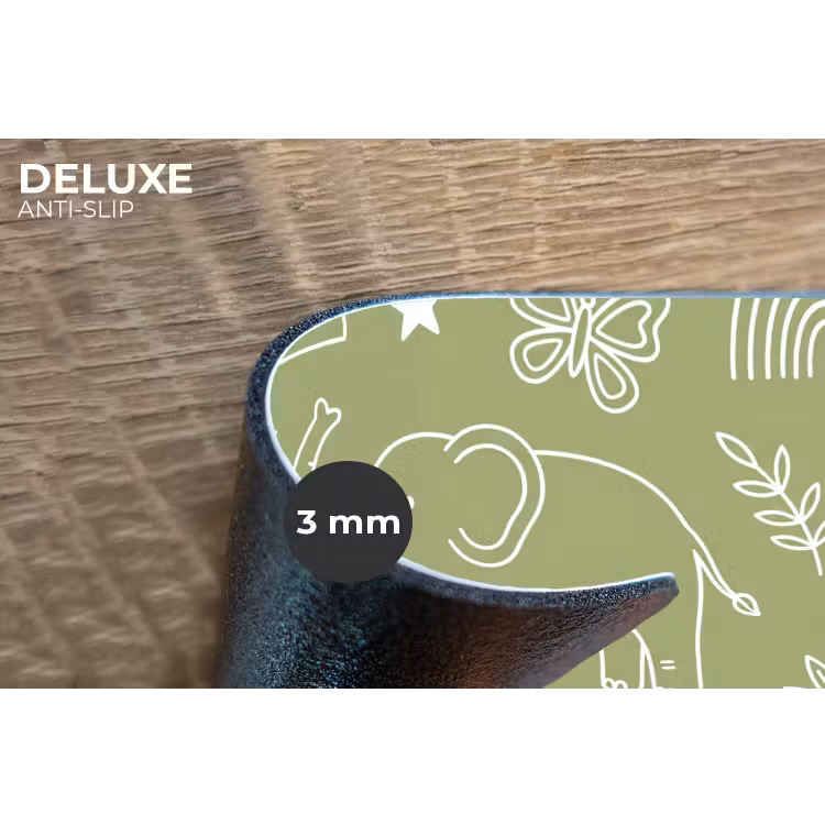 Placemat - 6 stuks - Dieren - Patroon - Illustratie - Natuur - Groen — 4