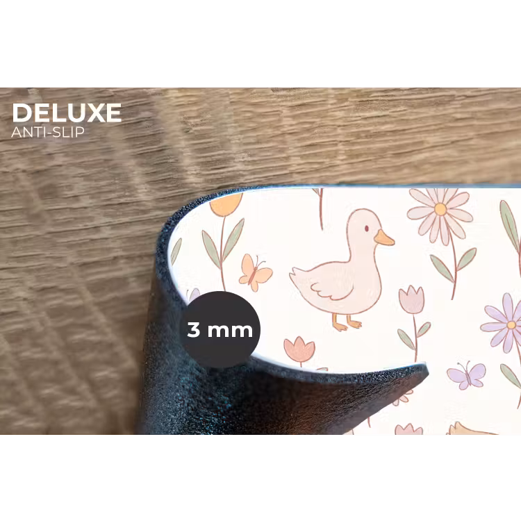 Placemat - 6 stuks - Vogel - Bloemen - Patroon - Pastel - Dieren — 4