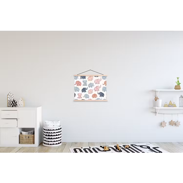 Schoolplaat - Dieren - Patroon - Kinderkamer - Pastel - Speels — 3