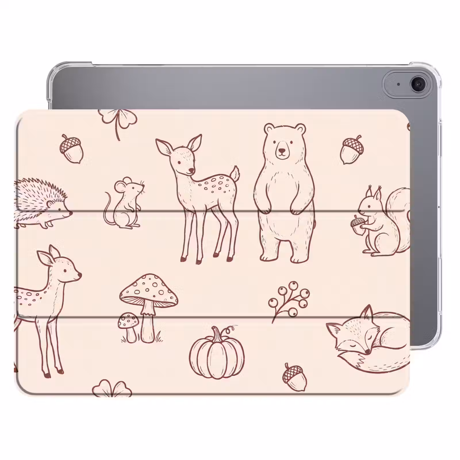 iPad hoes - Dieren - Bos - Natuur - Schets - Patroon — 1