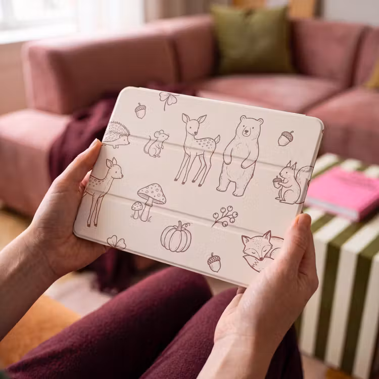 iPad hoes - Dieren - Bos - Natuur - Schets - Patroon — 4
