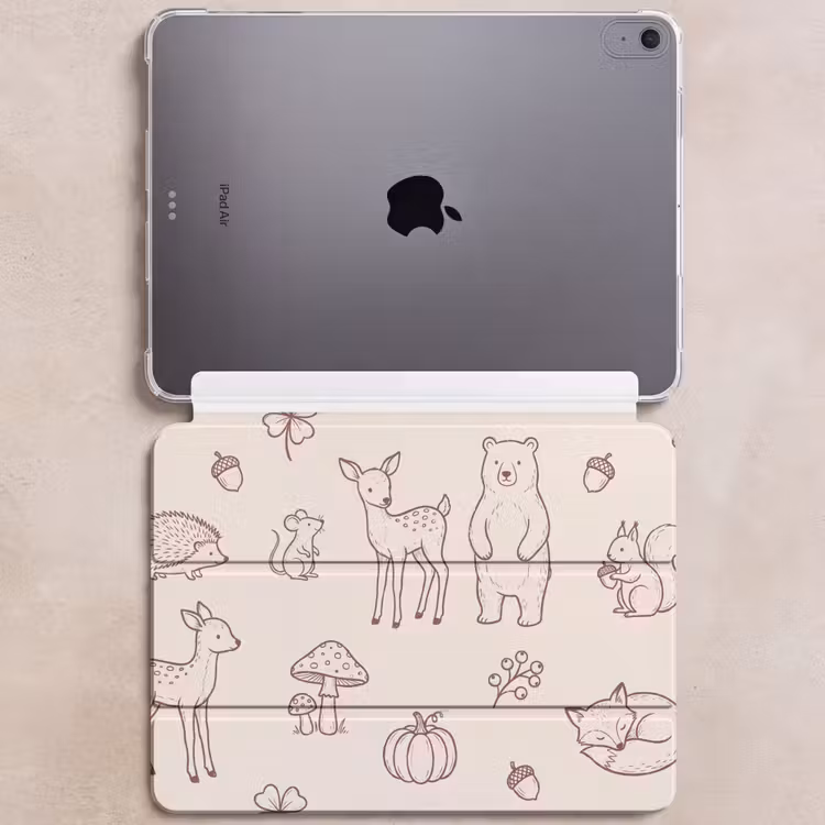iPad hoes - Dieren - Bos - Natuur - Schets - Patroon — 6