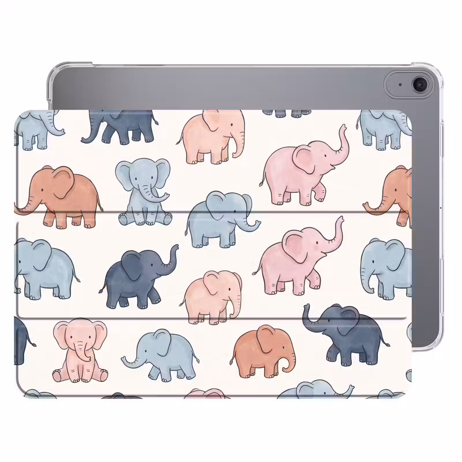 iPad hoes - Dieren - Patroon - Kinderkamer - Pastel - Speels — 1