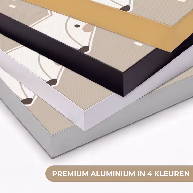 Art Frame - Dieren - Patroon - Illustratie - Modern - Beige — 2