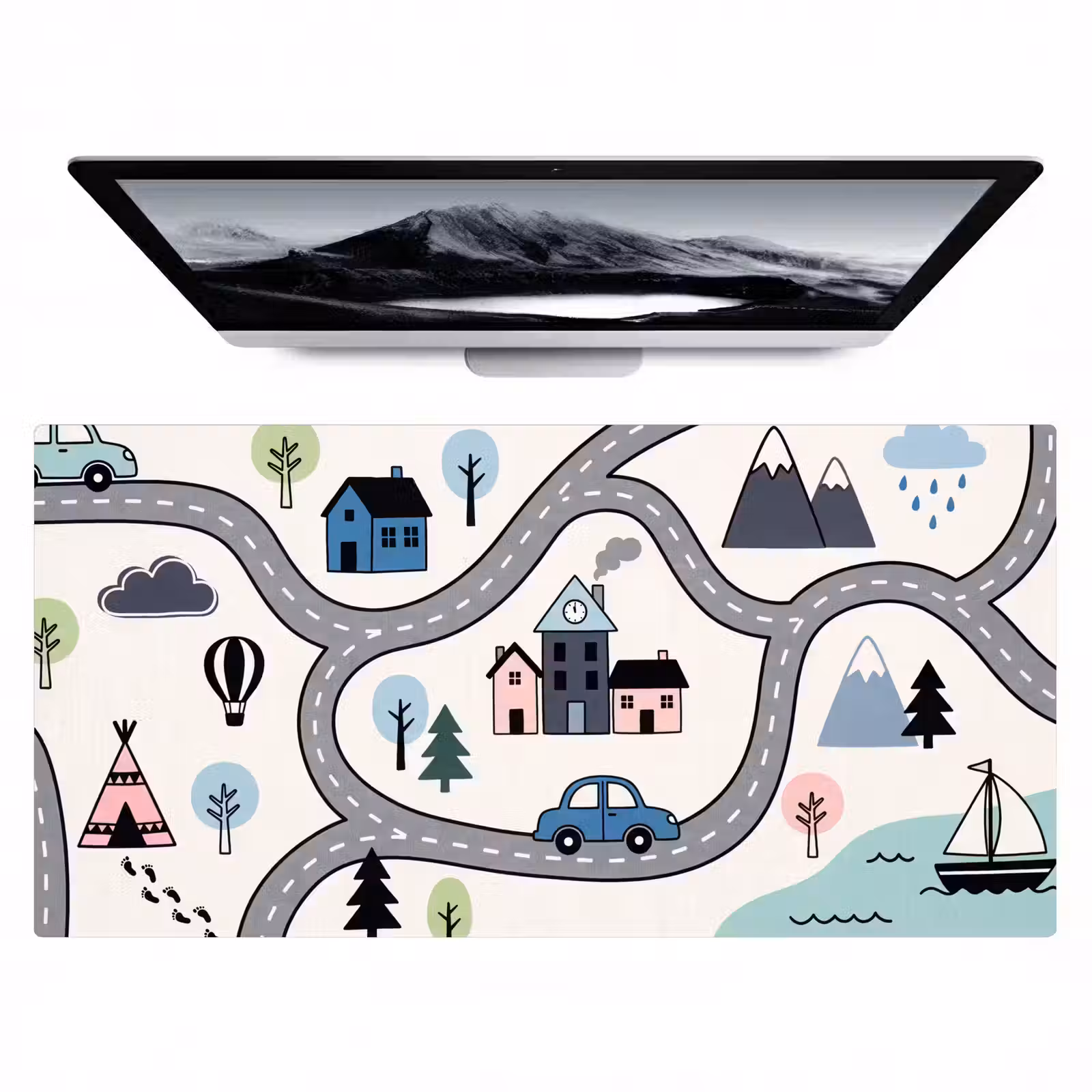 Bureau onderlegger - Kaart - Stad - Kindvriendelijk — 1