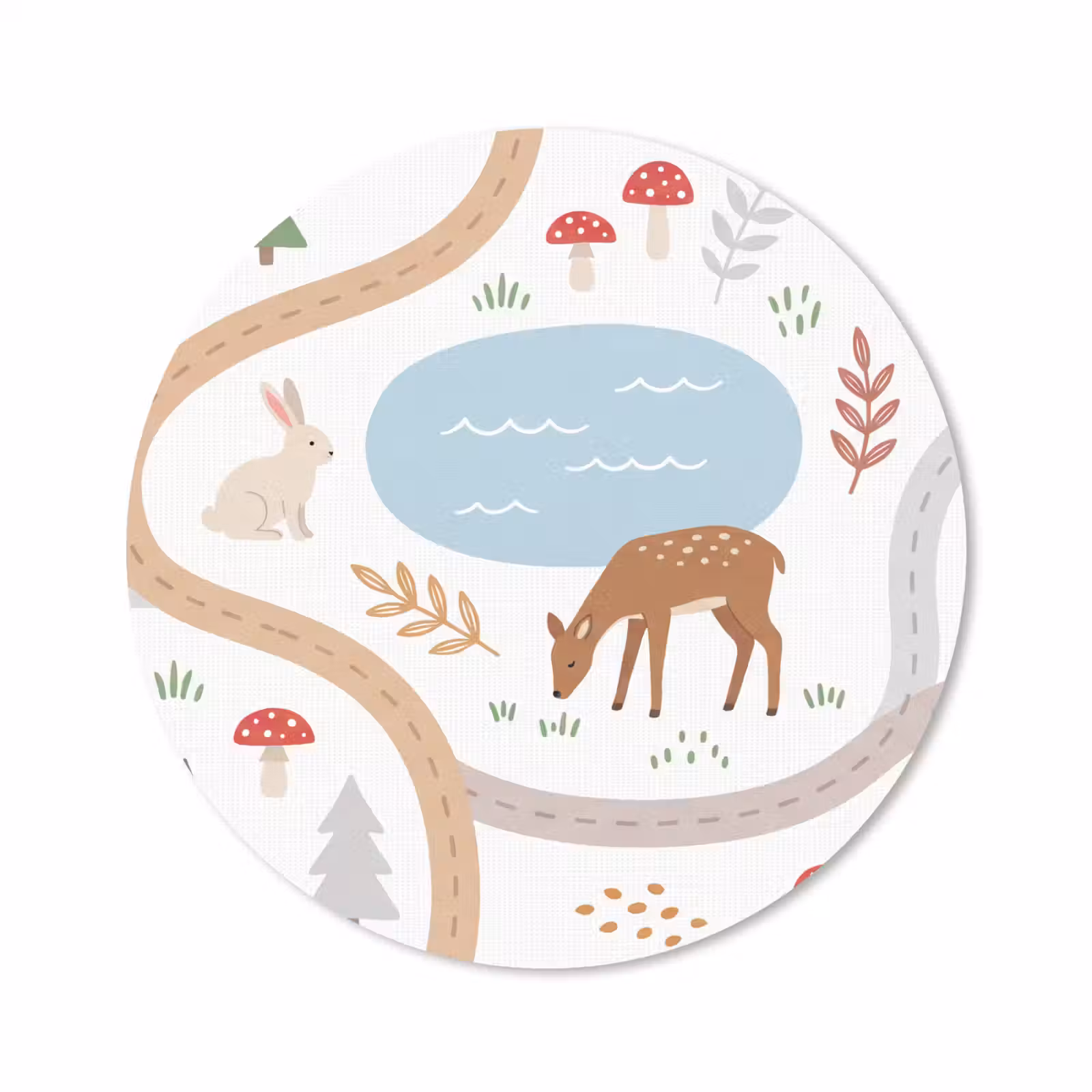 Muismat - Dieren - Bos - Illustratie — 1