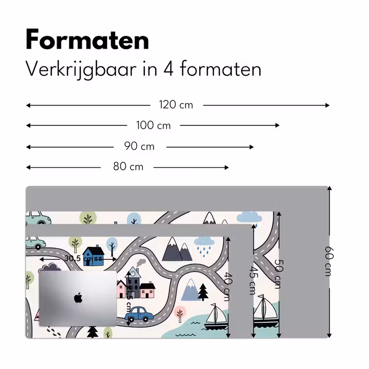 Bureau onderlegger - Kaart - Stad - Kindvriendelijk — 8