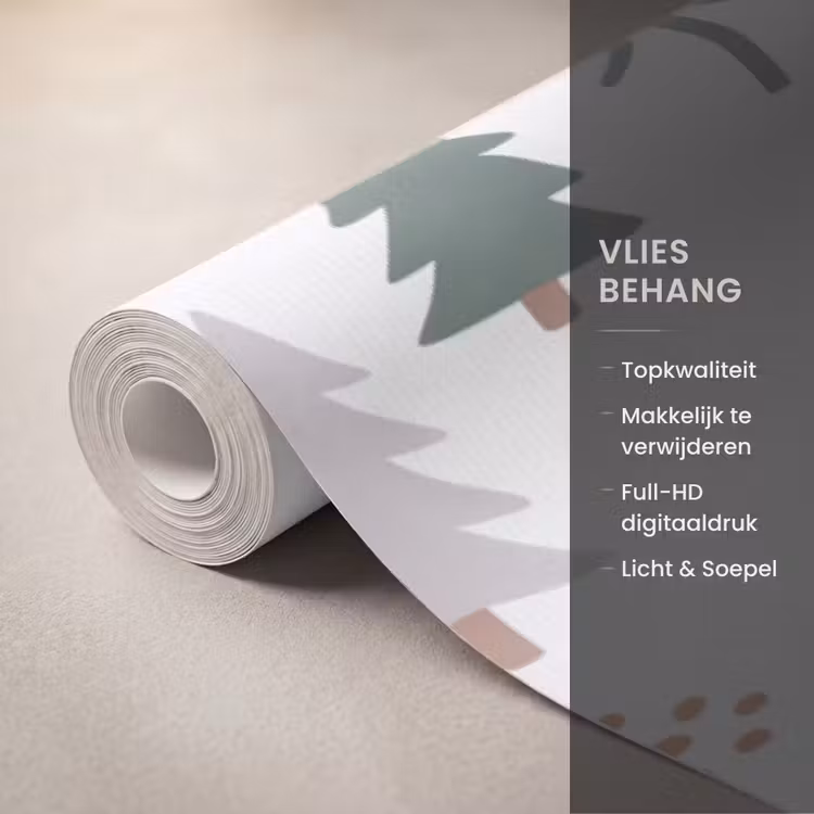 Behang - Dieren - Bos - Illustratie — 3