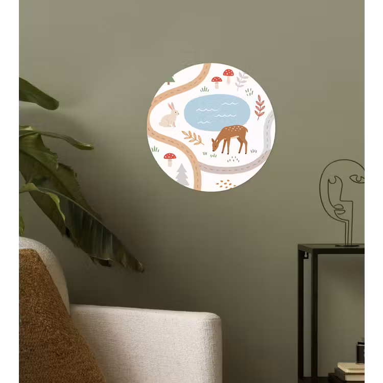 Behangcirkel - Dieren - Bos - Illustratie — 3