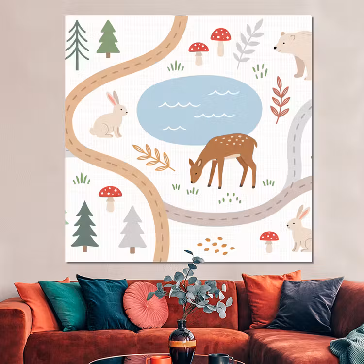 Forex - Dieren - Bos - Illustratie — 3