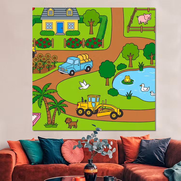 Forex - Platteland - Dieren - Cartoon — 3