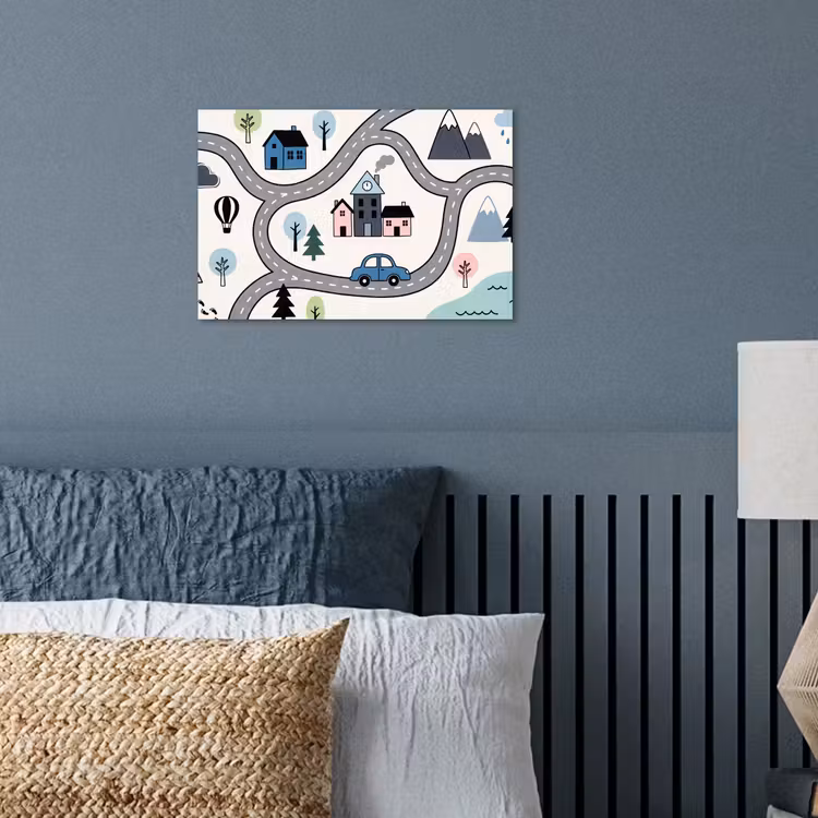 Poster - Kaart - Stad - Kindvriendelijk — 3