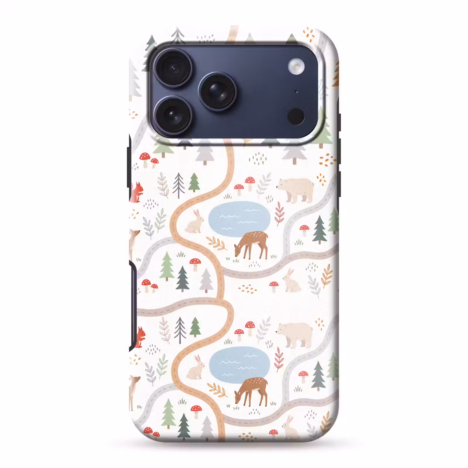 Telefoonhoesje Toughcase - Dieren - Bos - Illustratie — 1