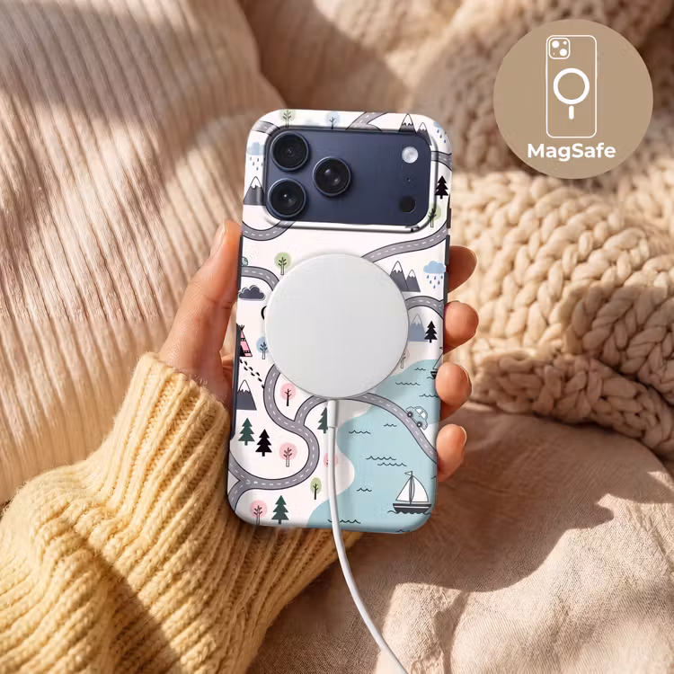 Telefoonhoesje Toughcase - Kaart - Stad - Kindvriendelijk — 8