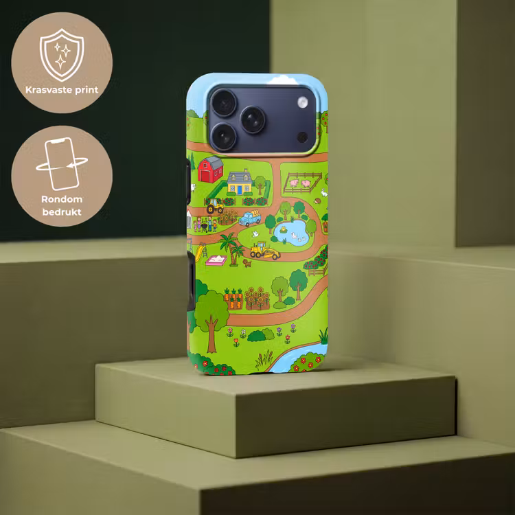 Telefoonhoesje Toughcase - Platteland - Dieren - Cartoon — 7