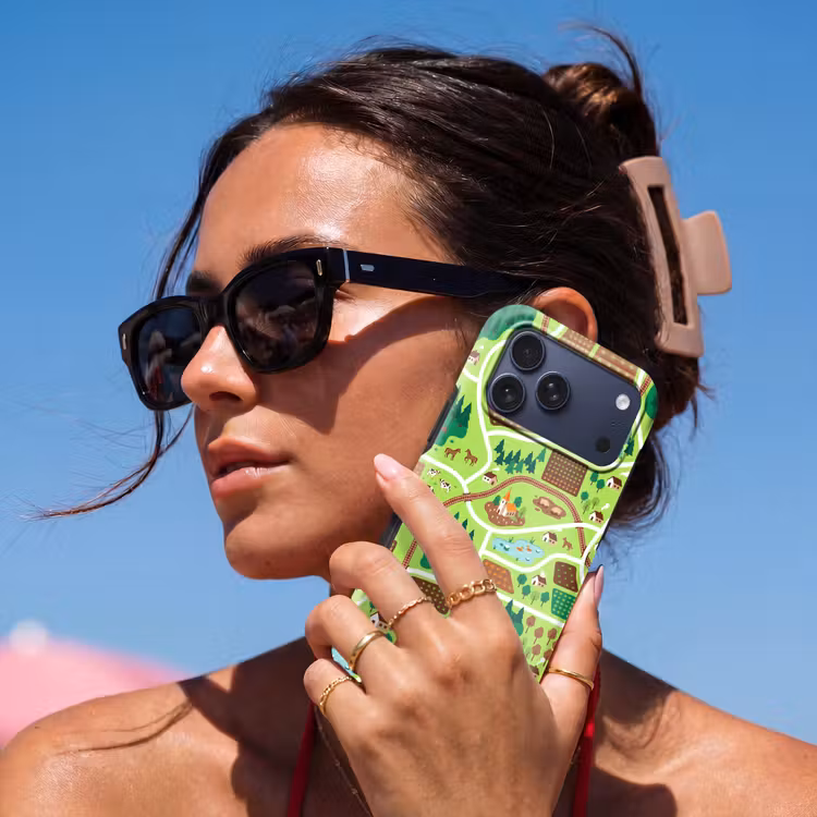 Telefoonhoesje Toughcase - Platteland - Dieren - Illustratie — 6