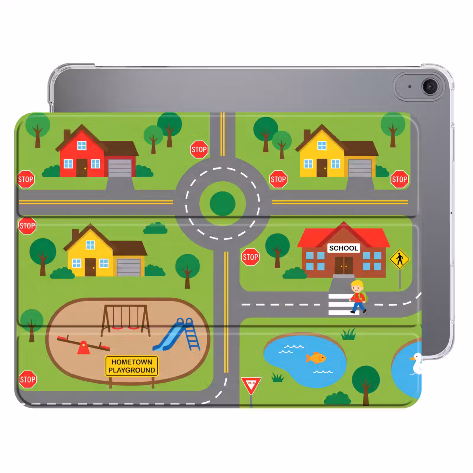 iPad hoes - Stad - Wegen - Cartoon — 1