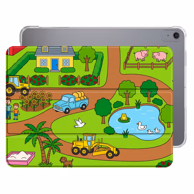iPad hoes - Platteland - Dieren - Cartoon — 1