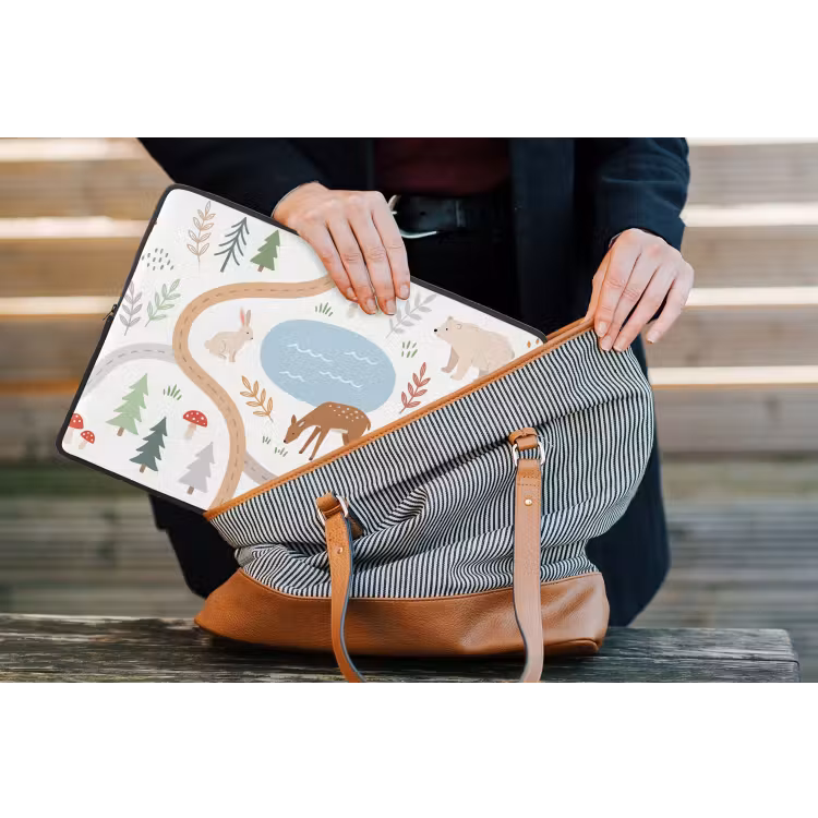 Laptophoes - Dieren - Bos - Illustratie — 4