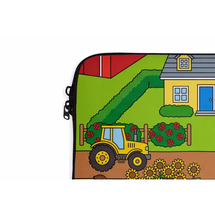 Laptophoes - Platteland - Dieren - Cartoon — 5