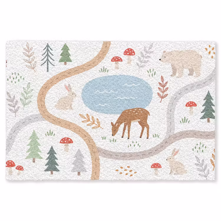 Vloerkleed - Dieren - Bos - Illustratie — 1