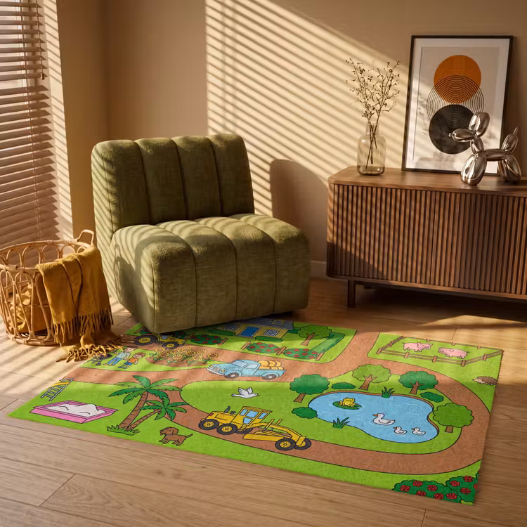 Vloerkleed - Platteland - Dieren - Cartoon — 2