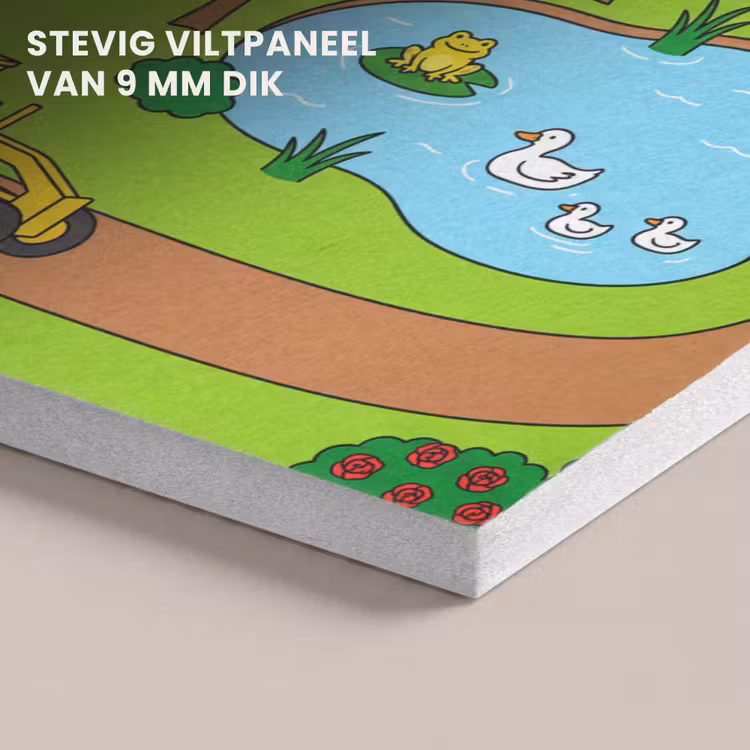 Akoestisch schilderij - Platteland - Dieren - Cartoon — 5