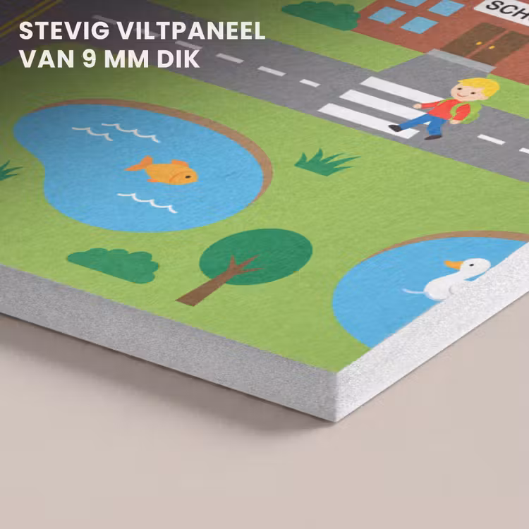 Akoestisch schilderij - Stad - Wegen - Cartoon — 5