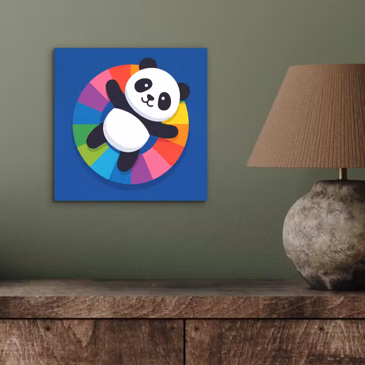 Aluminium schilderij - Dieren - Cartoon - Kleurrijk - Modern - Speels — 3