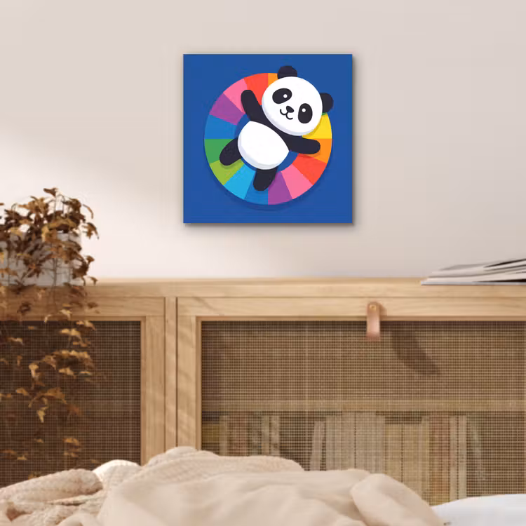 Aluminium schilderij - Dieren - Cartoon - Kleurrijk - Modern - Speels — 4