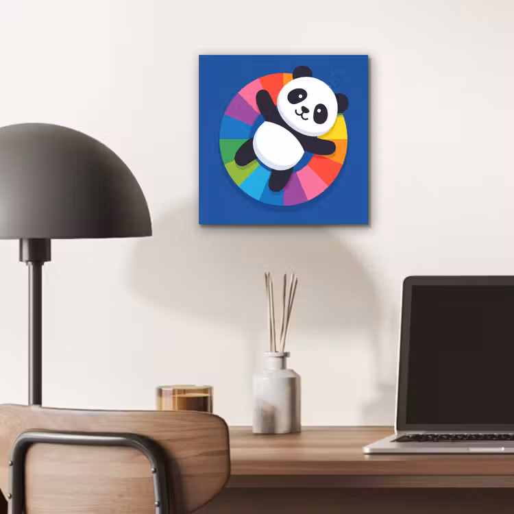 Aluminium schilderij - Dieren - Cartoon - Kleurrijk - Modern - Speels — 6