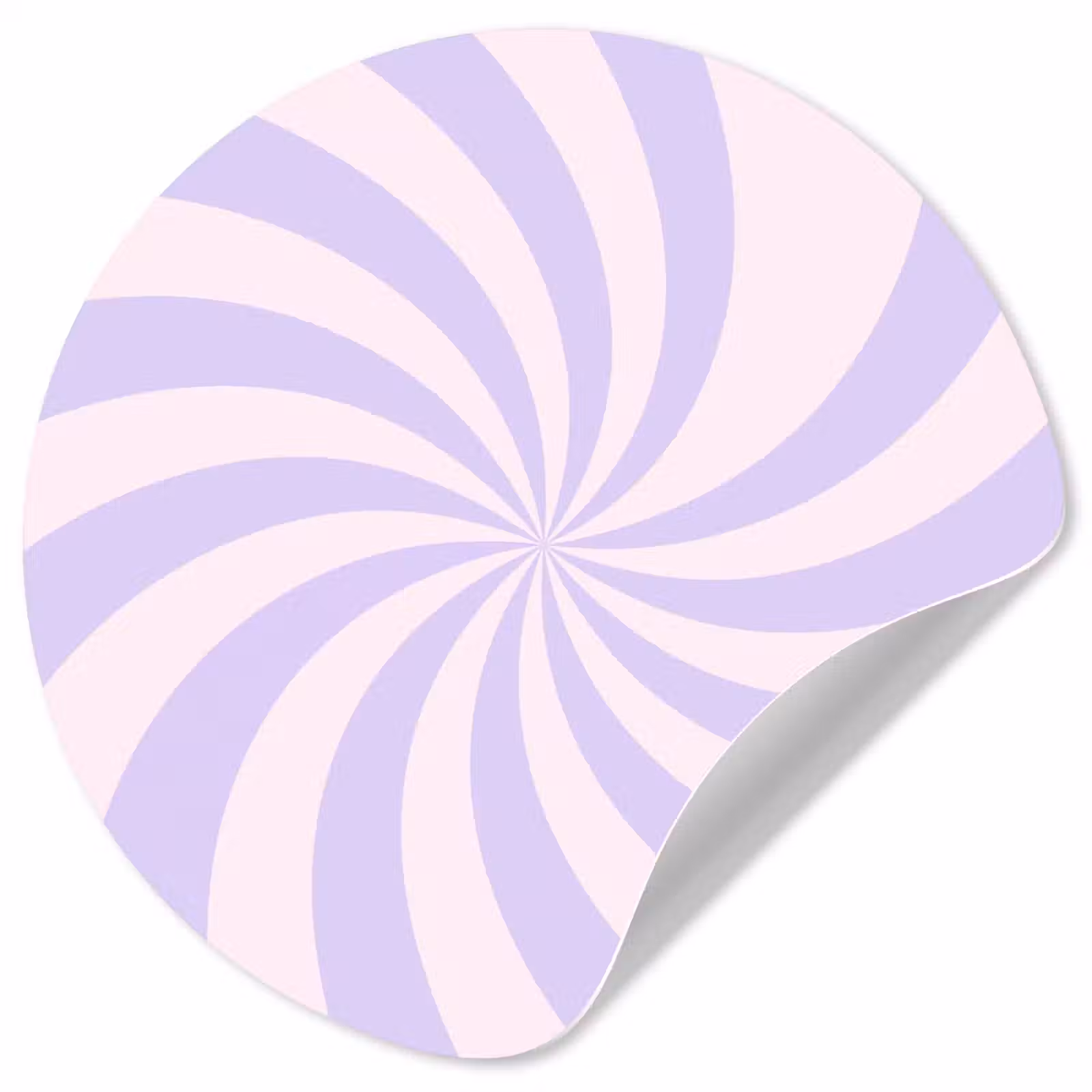Behangcirkel - Patroon - Spiraal - Abstract - Modern - Paars-Roze — 1