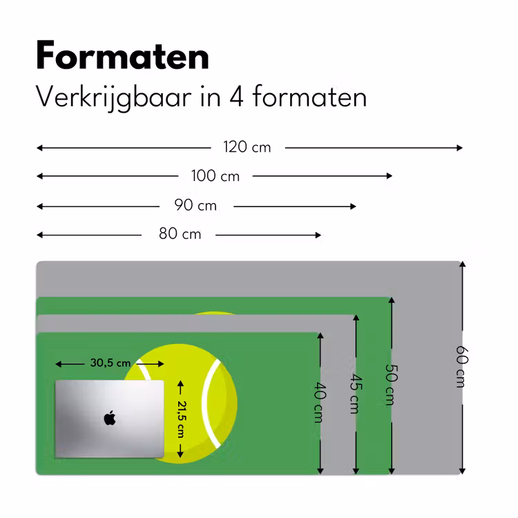 Bureau onderlegger - Bal - Geel - Sport - Groen - Illustratie — 8